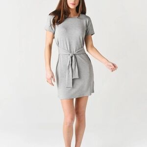 Sunrise front tie t shirt dress